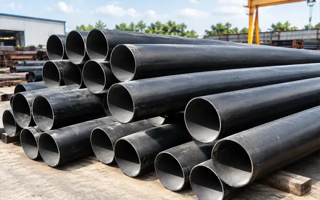 ASTM A106 Grade B hot-finished seamless carbon steel pipe with beveled ends